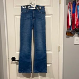 Just Black Women's Flare Jeans - Blue